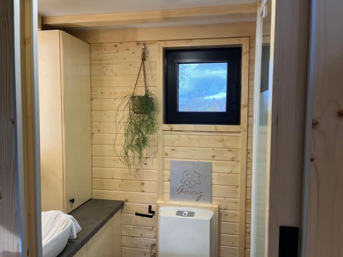 Villa Lisi Grun Tiny House By Tiny Away Sattledt Exterior foto